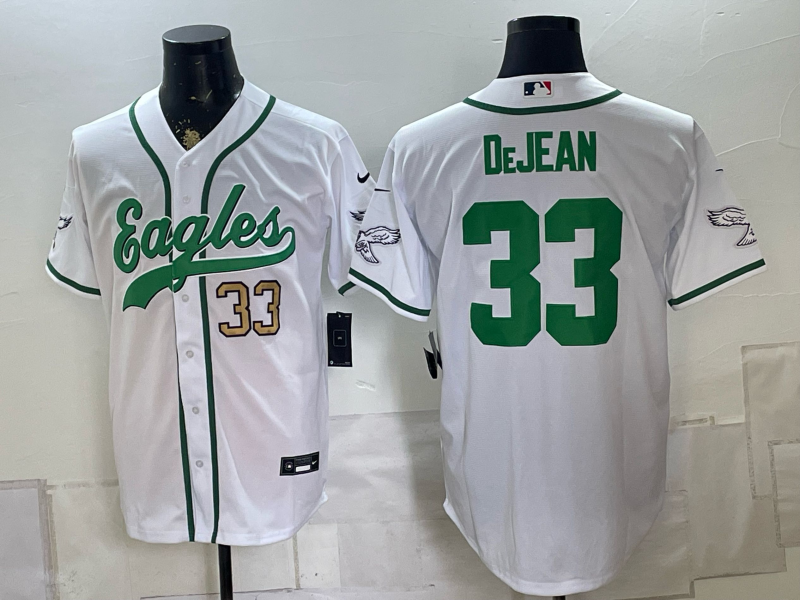 Men 2026 Philadelphia Eagles #33 DeJean white Nike Limited NFL Jersey 082802321